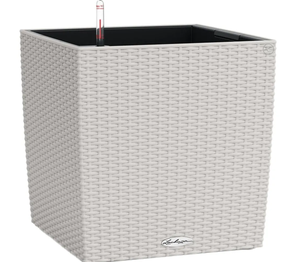 LECHUZA® Kunststoff-Topf Cube Cottage, quadratisch
