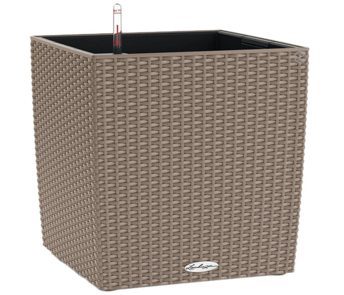 LECHUZA® Kunststoff-Topf Cube Cottage, quadratisch