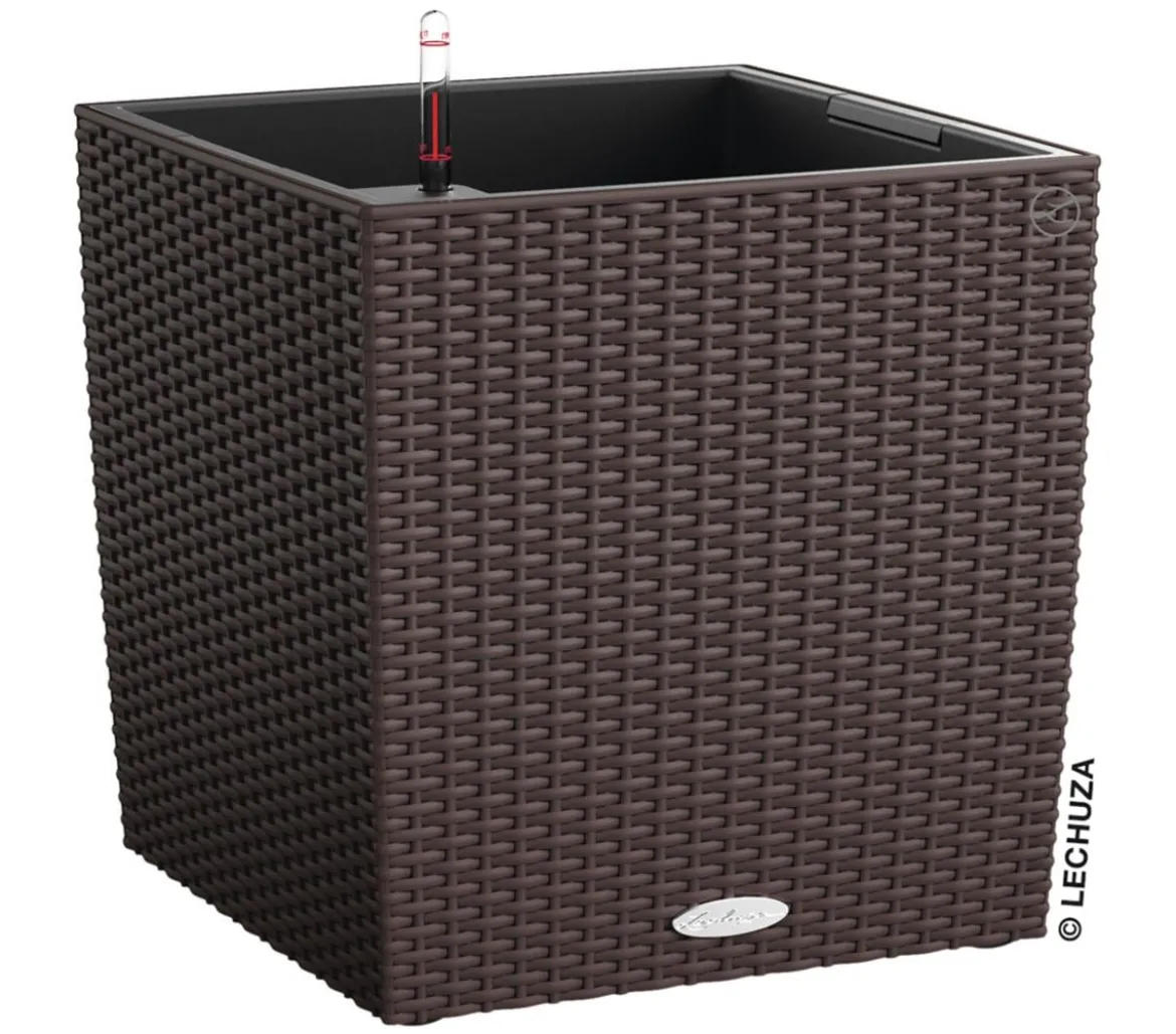 LECHUZA® Kunststoff-Topf Cube Cottage, quadratisch
