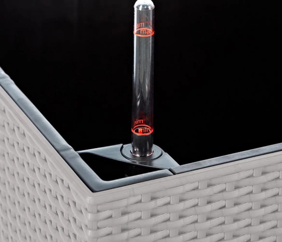 LECHUZA® Kunststoff-Topf Cube Cottage, quadratisch