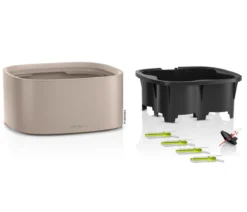 LECHUZA® Kunststoff-Topf PILA Color Stick-System, quadratisch, ca. B35/H16,6/T35 cm