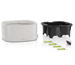 LECHUZA® Kunststoff-Topf PILA Color Stick-System, quadratisch, ca. B35/H16,6/T35 cm