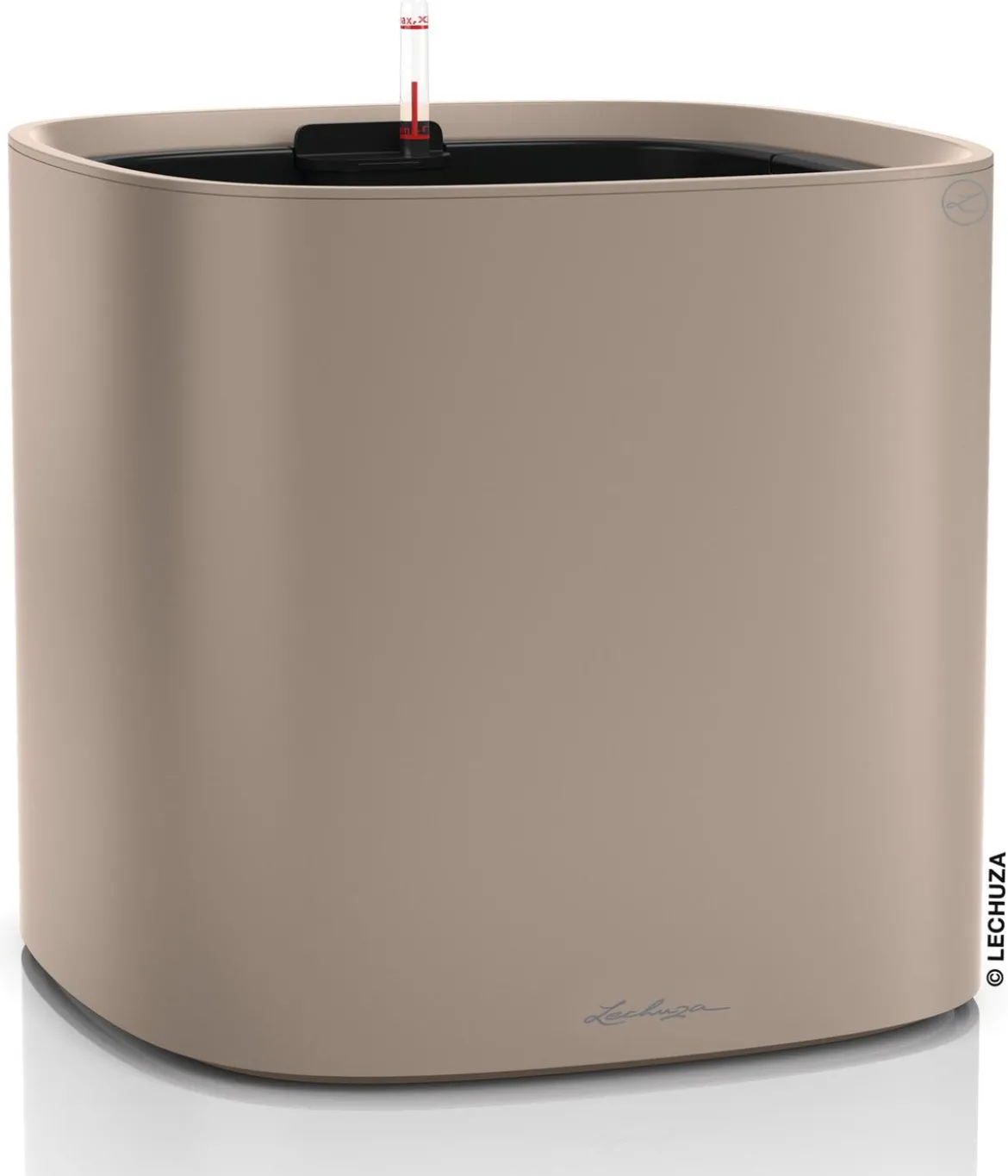 LECHUZA® Kunststoff-Topf PILA Color Planter, quadratisch, ca. B35/H33/T35 cm