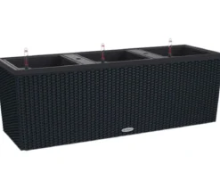 LECHUZA® Polyrattan-Kasten Trio Cottage, rechteckig