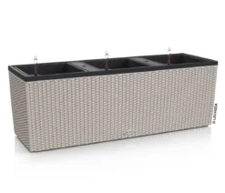 LECHUZA® Polyrattan-Kasten Trio Cottage, rechteckig