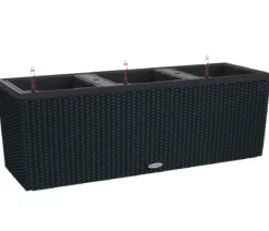 LECHUZA® Polyrattan-Kasten Trio Cottage, rechteckig
