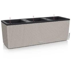 LECHUZA® Polyrattan-Kasten Trio Cottage, rechteckig