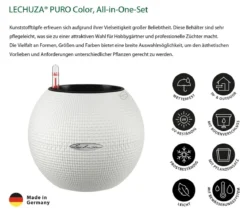 LECHUZA® PURO Color, All-in-One-Set, rund, ca. Ø20 cm