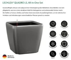 LECHUZA® QUADRO LS, All-in-One-Set