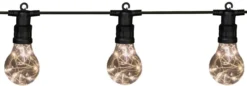LED-Partylichterkette, weiß/gold, 10 LEDs