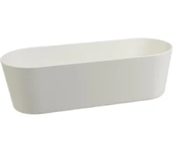 LENI Kunststoff-Jardiniere Flori, oval, ca. B36/H11/T14 cm