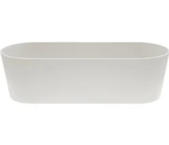 LENI Kunststoff-Jardiniere Flori, oval, ca. B36/H11/T14 cm