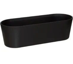 LENI Kunststoff-Jardiniere Flori, oval, ca. B36/H11/T14 cm