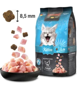 Leonardo Trockenfutter für Katzen Kitten, Geflügel