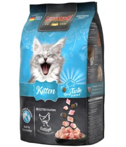 Leonardo Trockenfutter für Katzen Kitten, Geflügel