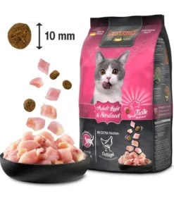 Leonardo Trockenfutter für Katzen Adult Light & Sterilised, Geflügel
