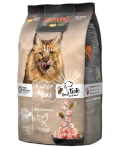 Leonardo Trockenfutter für Katzen Adult Getreidefrei Maxi, Geflügel