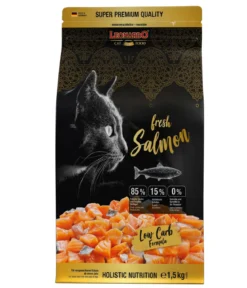 Leonardo Trockenfutter für Katzen Adult fresh Salmon, Lachs