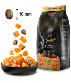 Leonardo Trockenfutter für Katzen Adult fresh Salmon, Lachs