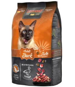 Leonardo Trockenfutter für Katzen Adult Duck, Ente