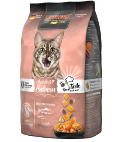 Leonardo Trockenfutter für Katzen Adult Getreidefrei Salmon, Lachs