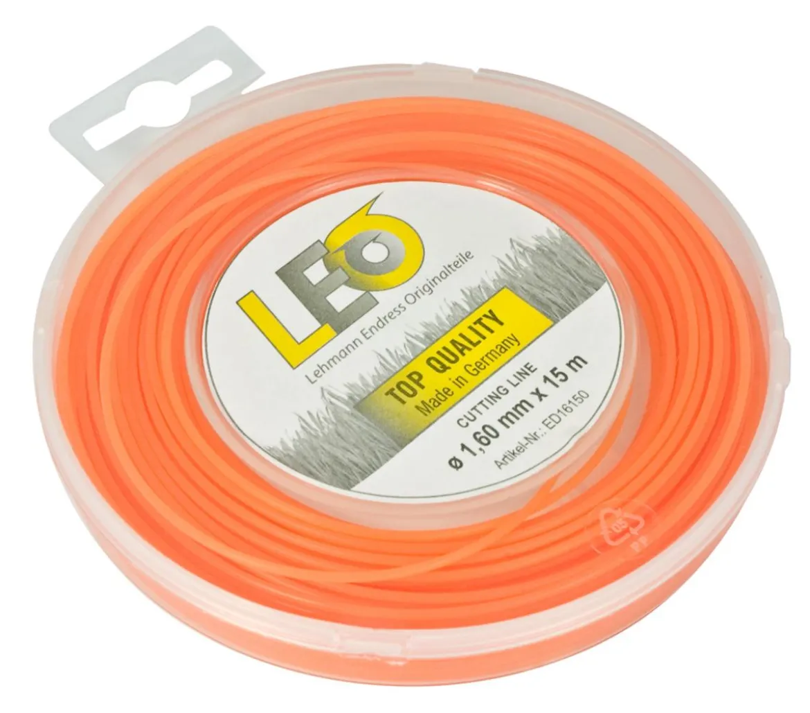 LEO Trimmer Schnur 1,6 mm x 15 m