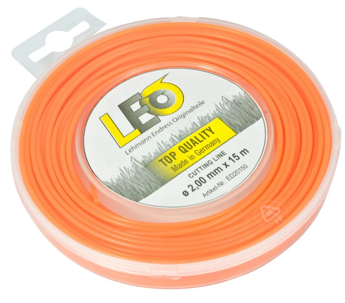 LEO Trimmer Schnur 2,0 mm x 15 m