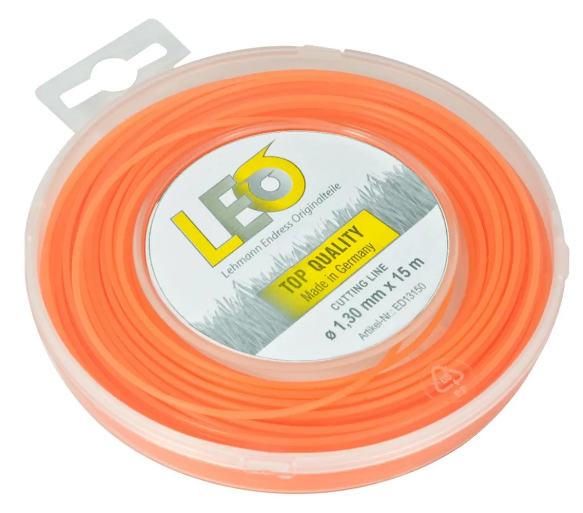 LEO Trimmer Schnur 1,3 mm x 15 m