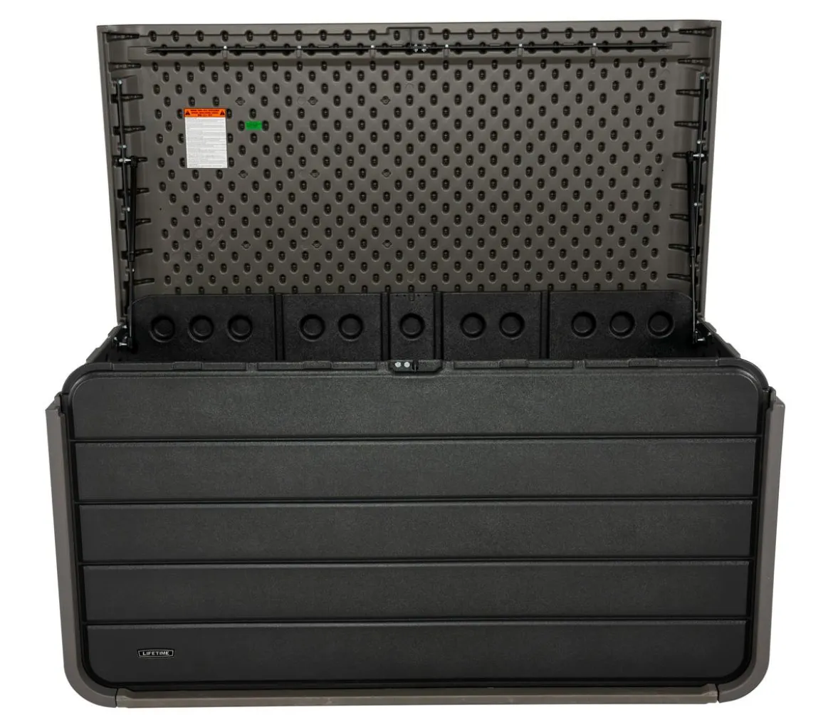 Lifetime Kunststoff Gartenbox Space XL, 625 Liter, ca. B146,7/H77,2/T72,4 cm