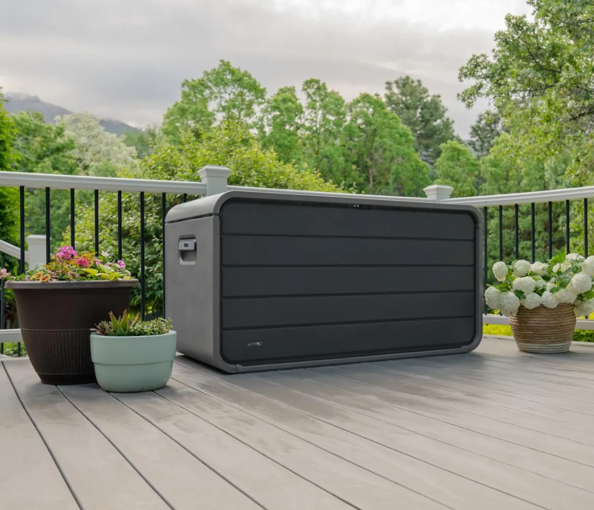 Lifetime Kunststoff Gartenbox Space XL, 625 Liter, ca. B146,7/H77,2/T72,4 cm