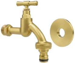 Livlig Garden Wasserhahn Polly, gold, ca. B11,5/H20/T3 cm