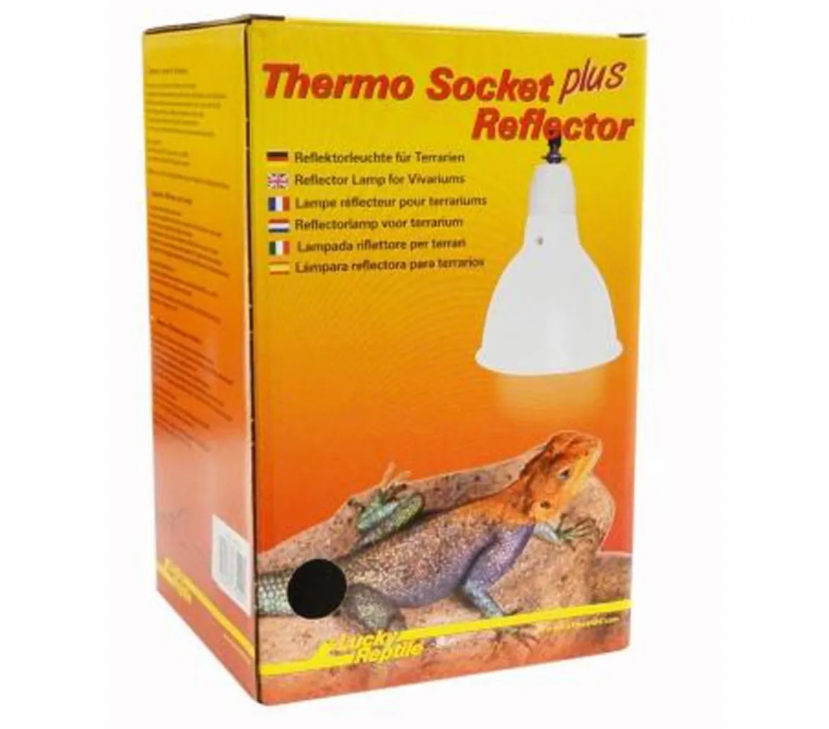 Lucky Reptile Socket + Reflector klein, weiß