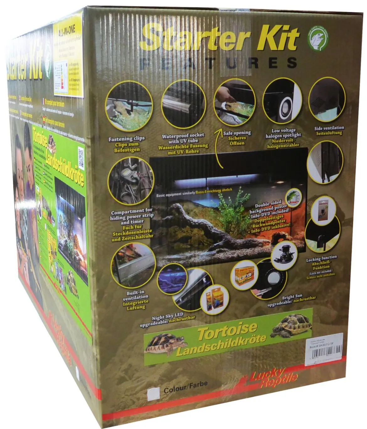 Lucky Reptile Starter Kit Komplettset Landschildkröte, ca. B80/H52/T40 cm