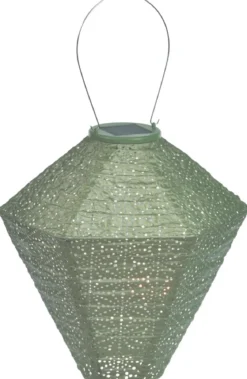Lumiz Solar-Lampion Diamond Sashiko, ca. Ø28/H28 cm