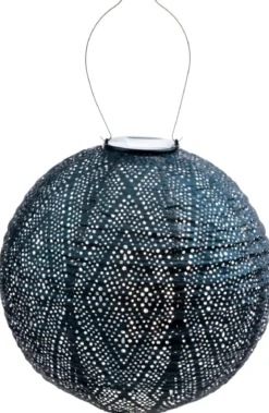 Lumiz Solar-Lampion Round Ikat, ca. Ø30/H29 cm