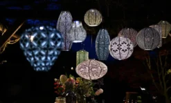 Lumiz Solar-Lampion Round Marrakesh, ca. Ø30/H29 cm