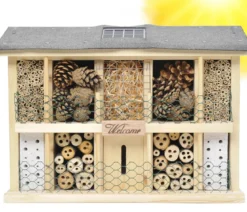 LUXUS-INSEKTENHOTELS Solar-Insektenhotel Landsonne, ca. B47/H34/T12,5 cm
