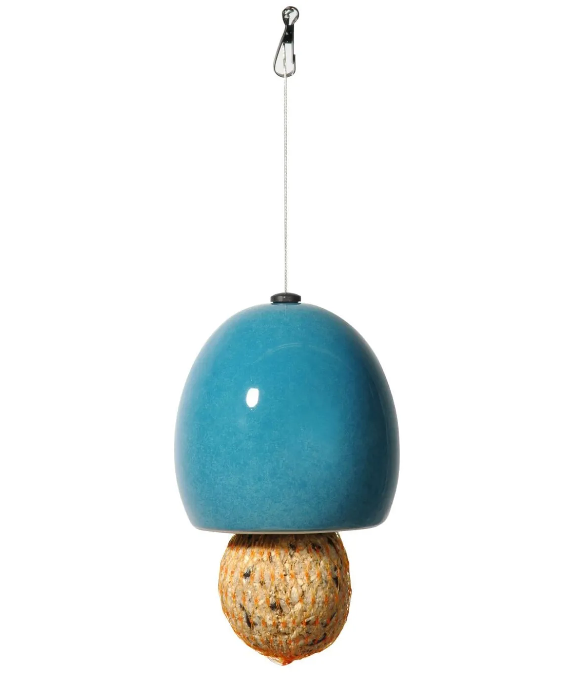 LUXUS-VOGELHAUS Meisenknödelhalter 6er-Set, rot/grün/blau, ca. Ø9,5/H9,5 cm