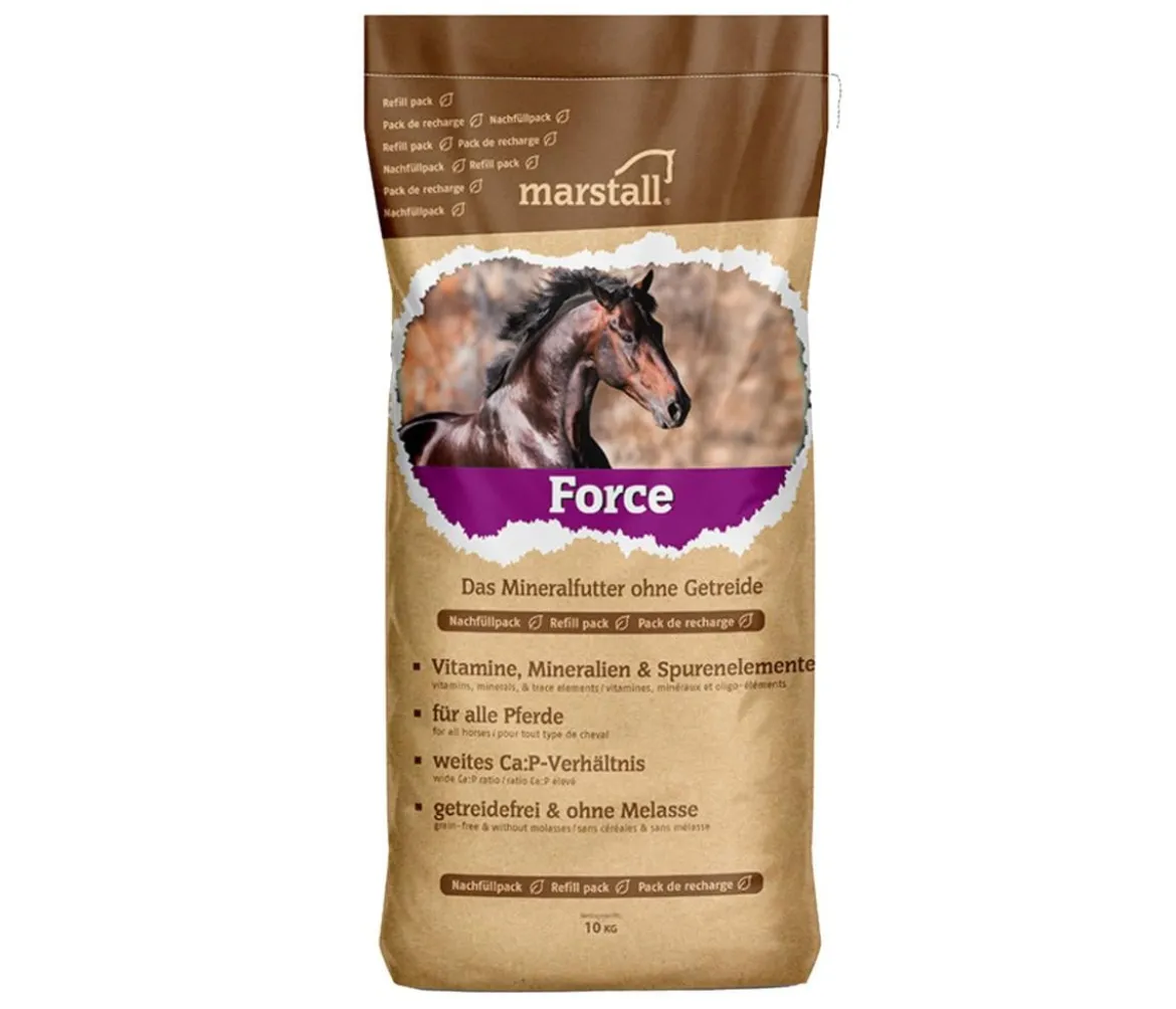 Marstall Pferdefutter Mineralfutter Force Nachfüllpack, 10 kg