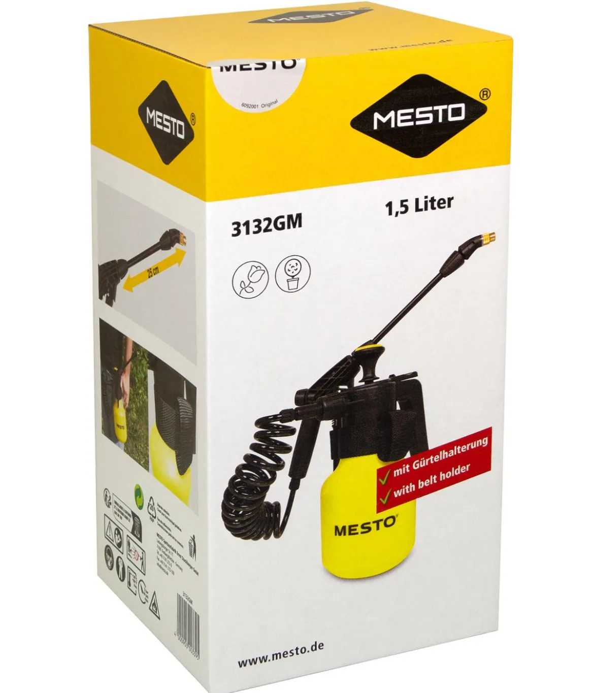 Mesto Drucksprüher 3 bar, 1,5 l