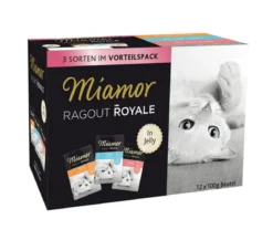 Miamor Nassfutter für Katzen Ragout Royale in Jelly Multipack, 12 x 100 g