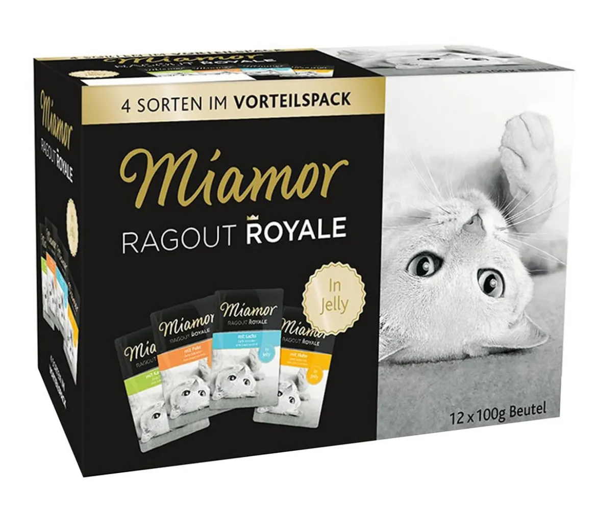 Miamor Nassfutter für Katzen Ragout Royal in Jelly Multipack, 12 x 100 g