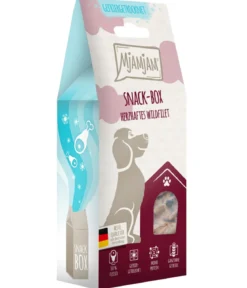 MjAMjAM® Hundesnack Snack-Box herzhaftes Wildfilet, Adult, 70 g