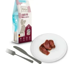MjAMjAM® Hundesnack Snack-Box herzhaftes Wildfilet, Adult, 70 g