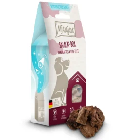 MjAMjAM® Hundesnack Snack-Box herzhaftes Wildfilet, Adult, 70 g