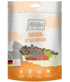 MjAMjAM® Katzensnack Snackbag saftiges Hühnchen, Adult, 125 g