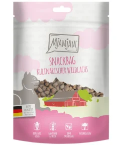 MjAMjAM® Katzensnack Snackbag kulinarischer Wildlachs, Adult, 125 g