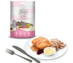 MjAMjAM® Katzensnack Snackbag kulinarischer Wildlachs, Adult, 125 g