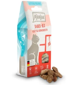 MjAMjAM® Katzensnack Snackbox kräftige Hühnerherzen, Adult, 35 g