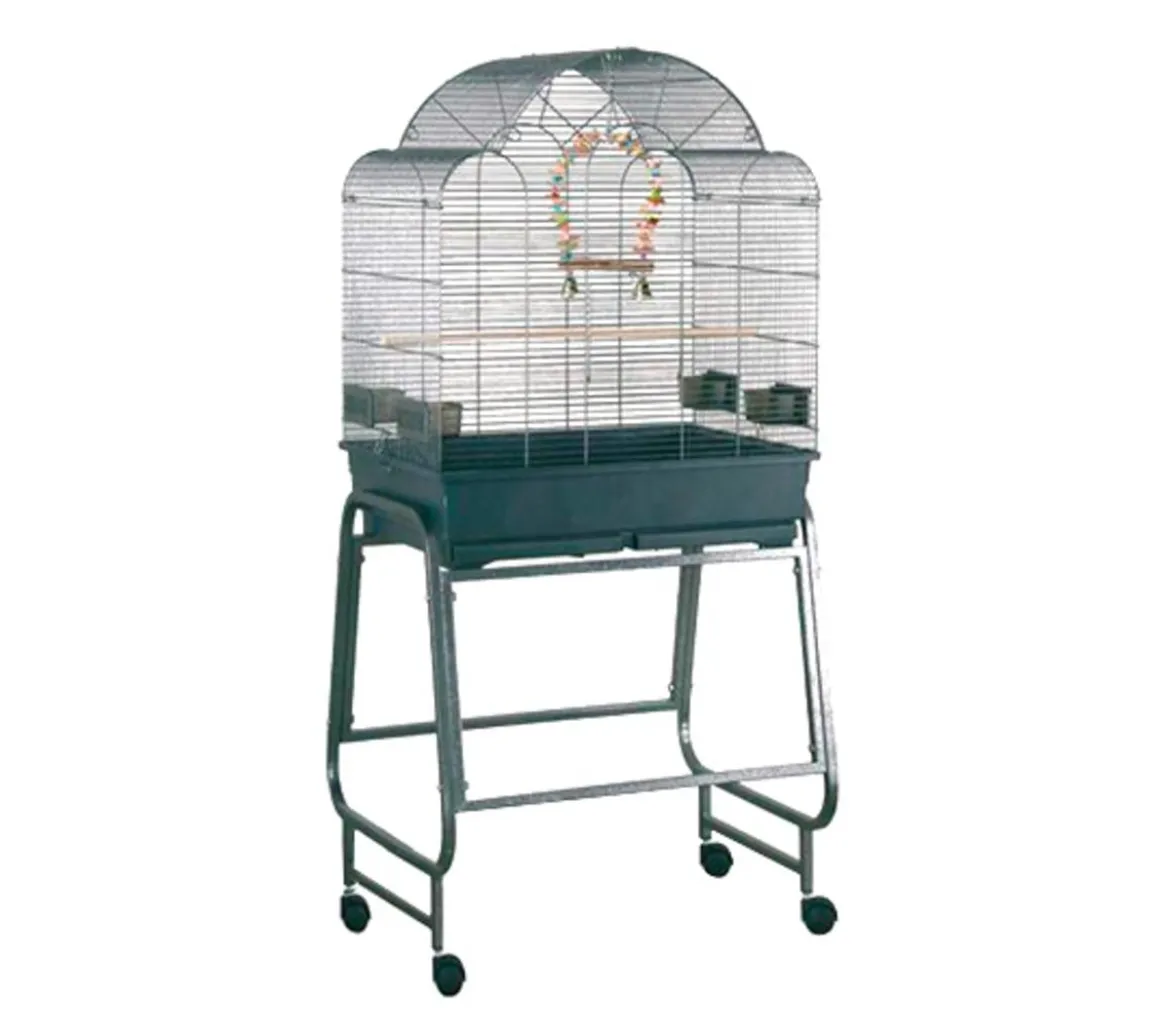 Montana Vogelvoliere Memphis II Antik, dunkelgrau, ca. B66/H144/T45 cm